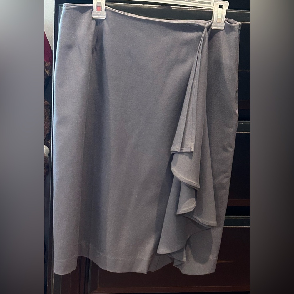 Midlength ruffle skirt. Boston Proper.